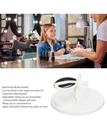 Grip and Tip Nail Polish Bottle Holder Fingernail Polish Bottle Holder Anti Spill Nail Polish Holder Stand with Adjustable Angle Design Nail Polish Accessories for Manicures White - Buy Online on GoSupps.com