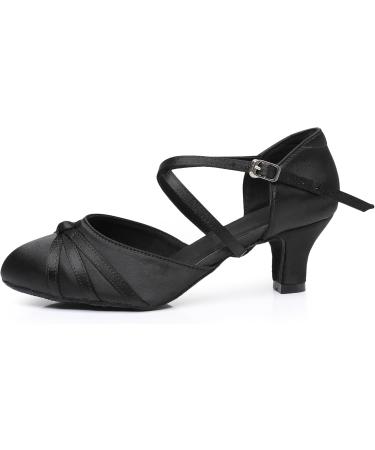 Rosefinch Women's Ballroom Latin Dance Shoes - Salsa Tango Waltz - Elegant Black 5/7cm Heels EU Sizes 34-41 - Buy Online on GoSupps.com