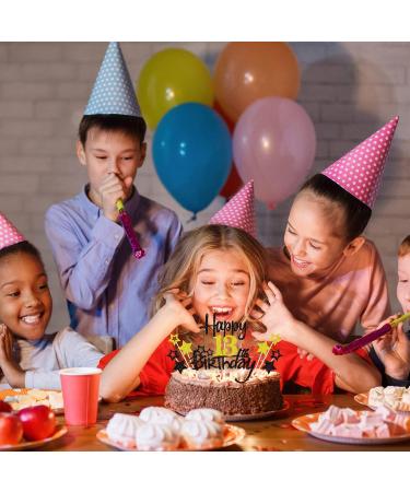 Happy 13th Birthday Cake Topper - Glittery Decoration for Teenagers | 13 Years Cupcake & Cake Decor for Girls Party - Buy Online on GoSupps.com