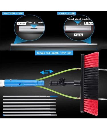 photovoltaic cleaner window cleaning pole Window Cleaning Pole/Water Fed Telescopic Brush/Extendable Cleaner Conservatory Roof Suitable For Photovoltaic Panel CleaningTrucks Windows 9m (Size 3m/9.8ft - Buy Online on GoSupps.com