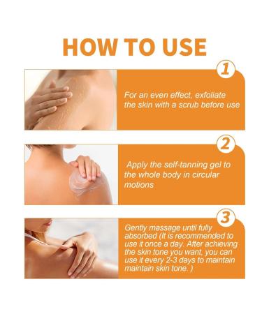 AKEASS Luxury Intensive Tanning Gel: Natural Tanning Accelerator Cream Gel - Brown Tanning Gel - for Sunbeds & Outdoor Sun - Buy Online on GoSupps.com