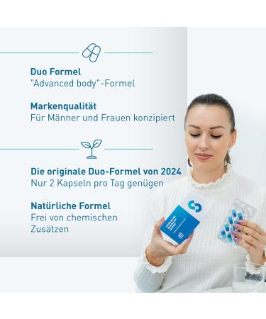 Advanced Body SHAPE Capsules - DUO Formula for Metabolism Support | 60 Capsules for Optimal Health - Buy Online on GoSupps.com