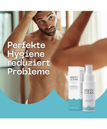 ProctyClean Vitamin E Oil for Intimate Care - Natural Alternative for Hemorrhoids & Anal Fissures - Soothing Relief for Men & Women - Buy Online on GoSupps.com