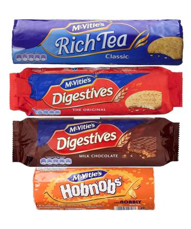 McVitie's McVities Tea Time Favourites Rich Tea 300g Digestive Tea 400g Chocolate Milk 430g & Spikes 300g