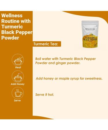 Mi Nature Turmeric Powder with Black Pepper 454g (16oz)| Pure Curcuma Longa & Piper Nigrum| Traditional Superfood for Cooking and Natural Wellness Support - Buy Online on GoSupps.com