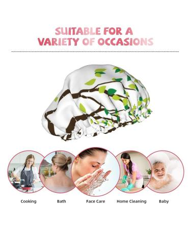 Jungle Printed Waterproof Shower Cap - Fits All Head Sizes and Hair Textures - Buy Online on GoSupps.com