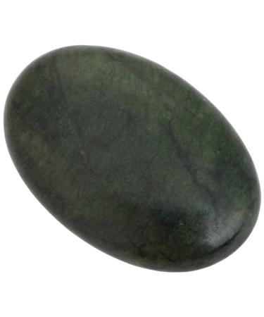 MookaiTedecor Nature Nature Gemsteine drumstone Hand flattering polished palm pocket energy -free healing crystal for Reiki Ornaments Decoration Green Jade