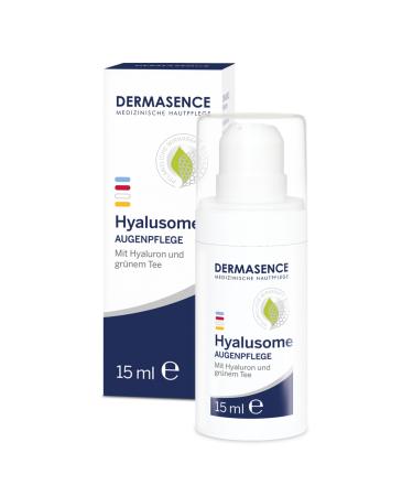 DERMASENCE Hyalusome eye care 15 ml - Moisturizes soothes and regenerates the skin around the eyes - for the dehydrated eye area - with hyaluronic acid and green tea extract - fragrance-free