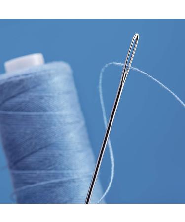 21 Big Eye Hand Sewing Needles - Large Stitching Needles (2 inches) with Storage Tube - Buy Online on GoSupps.com