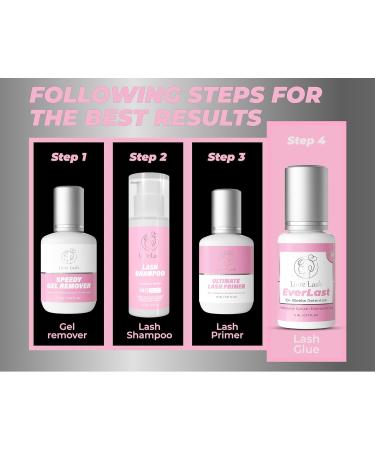 Everlast Strong Eyelash Extension Glue - Fast Dry Black Adhesive for Classic & Volume Lashes - 10 Weeks Retention (5ml - Buy Online on GoSupps.com