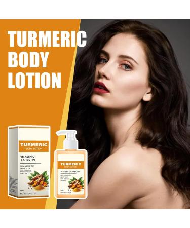 Turmeric Body Lotion Vitamin C Cream with Turmeric for Body Turmeric Body Lotion Remove Dark Spots Dry Skin Cream (3pc) - Buy Online on GoSupps.com