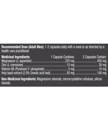 Prairie Naturals Z Mag Force better bones/teeth tissue formation muscle function maintenance. Electrolyte balance normal acid-base metabolism form red blood cells. Holy Basil. Zinc. Magnesium. B6 P5P. Better testosterone level. Non-GMO. Dairy free. Gluten - Buy Online on GoSupps.com