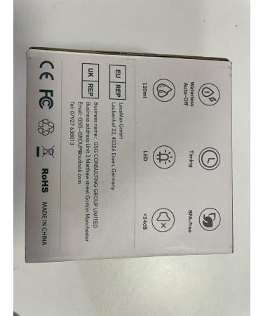 Aroma Diffuser & 120ml Humidifier - Ultrasonic Aromatherapy Oil Fragrance Lamp with 7 Color LED Light - Wood Grain Design for Home & Office - Buy Online on GoSupps.com