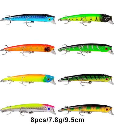 BAIKALBASS Bass Fishing Lures Kit Set - Topwater Hard Baits, Minnow, Crankbait, Pencil, VIB, Swimbait - 43pcs for Bass Pike in Saltwater & Freshwater - Buy Online on GoSupps.com