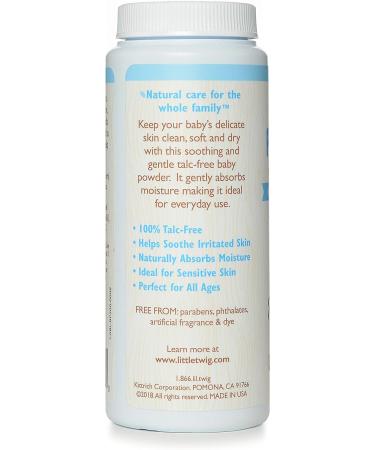 Little Twig Baby Powder - 100% Talc-Free & Fragrance-Free - 4.5 oz - Buy Online on GoSupps.com