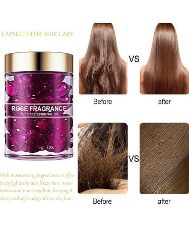 Hair Care Capsule Hair Oil Serum Capsule Hair Vitamin Serum Capsule Rose Fragrance Hair Care Essential Oil Scalp & Hair Strengthening Oil Rose Hair Care Essential Oil Hair Care Essential Oil - Buy Online on GoSupps.com