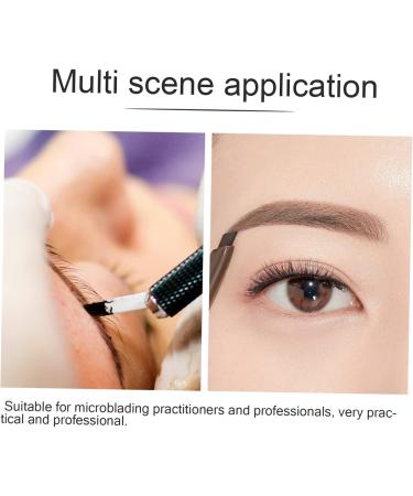 WOFASHPURET Eyebrow Makeup Pen double head tattoo pen tattooing brow pen Pen tool brow makeup pen eyebrow pencil manual Tattooing Brow Pencil 1 count (Pack of 1) Silver - Buy Online on GoSupps.com