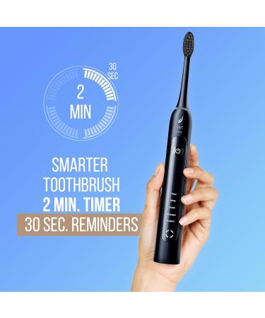 Buy Sonic Toothbrush - 48 000 VPM 5 Modes Charcoal Bristles Timed Care Long Battery Life - Best Electric Toothbrush for Adults - Buy Online on GoSupps.com