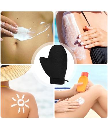 Moufle Autobronzant Sans Soleil Applicateur de Lotion Auto-Bronzante | de Massage pour Lotion Auto-Bronzante - Application Douce sur Corps Mains Visage Peau Sensible - Id al Douche Voyage Maison H tel Noir - Buy Online on GoSupps.com