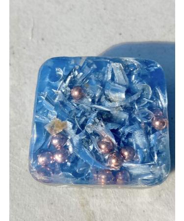 Mini Cube Tower Busters - Light Blue Orgone Generator | 528Hz Energy Accumulator | Perfect Gift - Buy Online on GoSupps.com