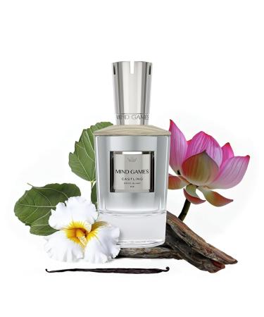 MIND GAMES Castling - Luxury Perfume with Notes of Fig Leaves Iris Vanilla Woods & Sandalwood - Elegant Extrait de Parfum for Women & Men - Floral & Woody Perfume - 100 mL/3.4 oz - Buy Online on GoSupps.com