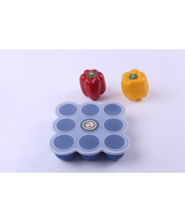 Nurture Naturals Blue Baby Food Storage Containers - Safe Durable & Eco-Friendly for International Shipping - Buy Online on GoSupps.com