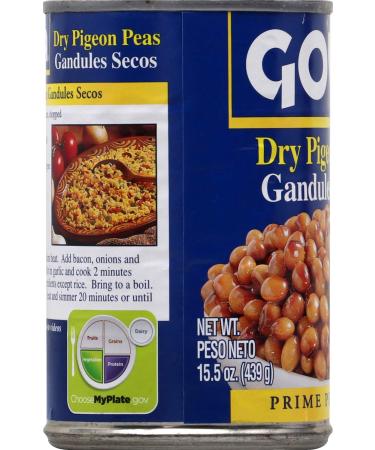 Goya Foods Dry Pigeon Peas 15.5 Oz - Pack of 24 | High-Quality Legumes for Delicious Meals - Buy Online on GoSupps.com