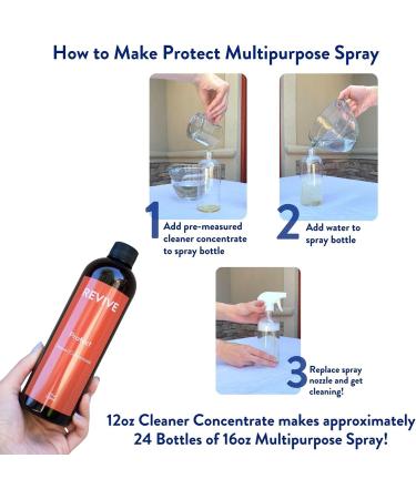 REVIVEEO Protect Cleaner Concentrate - Nontoxic Multi-Purpose All-Purpose Plant-Based Cleaner for Mopping - International Shipping Available - Buy Online on GoSupps.com