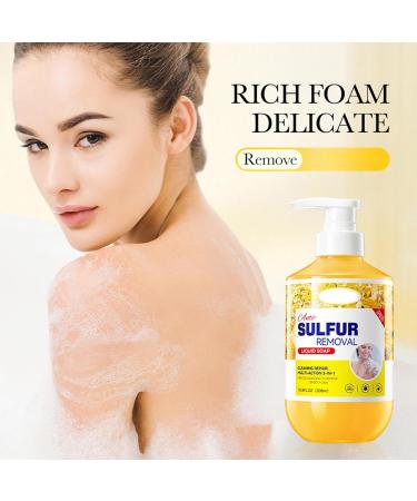  Generisch 2 x Sulphur Shower Gel 1000ml - Skin Care and Effectively Cleanses - Radiant Skin - Buy Online on GoSupps.com