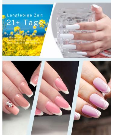 Phoenixy Poly Nail Gel Kit - 9 Color Nail Extension Set with Manicure Tools | Perfect Gift for Women | International Shipping - Buy Online on GoSupps.com