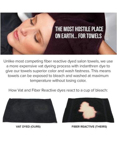 Arkwright Bleach Safe Salon Towel - Pack of 12, 100% Ring Spun Cotton, Lightweight, Quick Dry, Absorbent Hand Towels - Ideal for Spa, Facials, Gym, Cosmetology - Charcoal, 16 x 28 Inch (12 Pack) - Buy Online on GoSupps.com