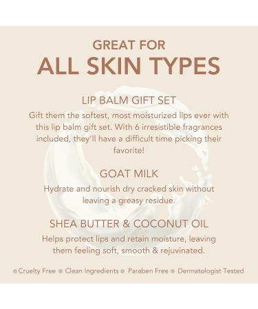 Dionis Goat Milk Lip Balm 6-Pc Ornament Set 0.28oz (Pack of 6) Assorted Flavors - Holiday Edition - Buy Online on GoSupps.com