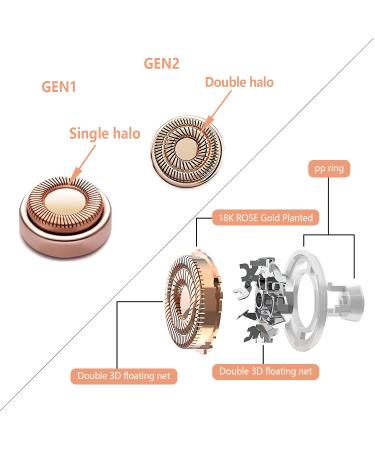 Replacement Heads for Finishing Touch Flawless Gen 2 Facial Hair Remover - Set of 4 - Buy Online on GoSupps.com