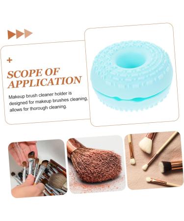 Mikinona Makeup Cleaner Cosmetic Brush Cleaner Make up Brush Cleaning Pad Make up Brush Cleaner Cleanser Make up Cleaner Makeup Sponge Cleaner Silica Gel Silicone Brush Makeup Brush 8.3x8.3cm Blue - Buy Online on GoSupps.com