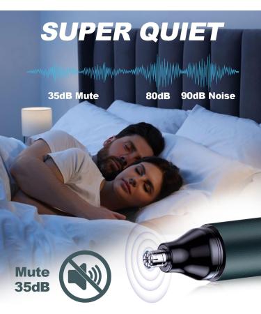 2024 Professional Nose Hair Trimmer for Men & Women - LED Display USB Rechargeable Waterproof Dual Edge Blades - Painless Grooming Tool - Buy Online on GoSupps.com