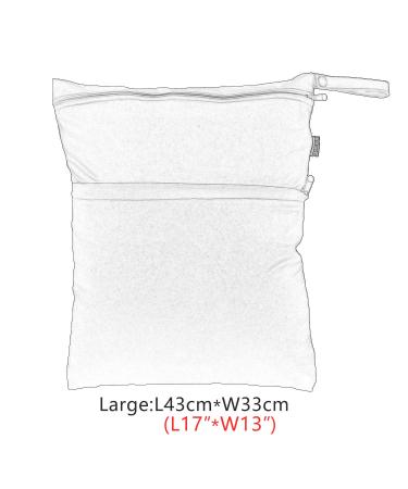 Damero Unicorn Diaper Bag Wetbag - Reusable Waterproof Bags for Baby Diapers Dirty Clothes & Accessories - Large & Portable - Buy Online on GoSupps.com