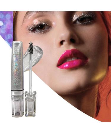 Glitter Mascara for Eyelashes | 5g Sweat-Resistant Volumizing Balm - Waterproof Smear-Proof for Sensitive Eyes Women's Nights Out Weddings Performances Luminous Effect - Buy Online on GoSupps.com