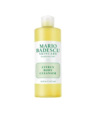 Mario Badescu Citrus Body Cleanser - Lightweight Shower Gel Soap with Grapefruit and Orange Peel Extracts - Fresh and Moisturizing Body Wash for Men and Women Citrus 16 Fl Oz (Pack of 1)