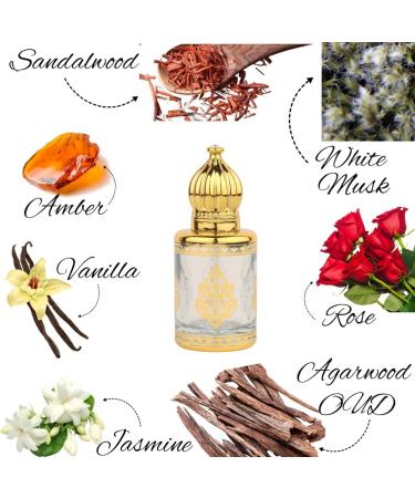 LAAOS FRAGRANCE WYT OUD Premium Attar Perfume Extra Long-Lasting 100% Alchohol free Unisex (10mL) - Buy Online on GoSupps.com