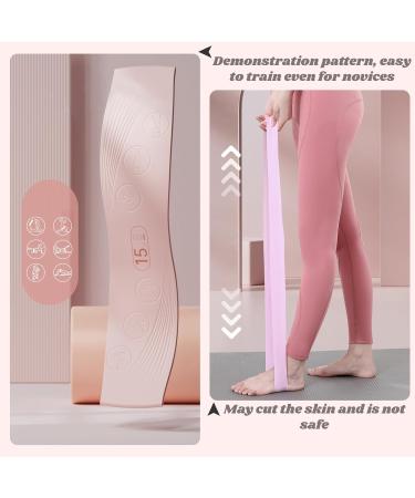 IOPJLK Fitness Straps - 2 Pack Resistance Bands Set (15lbs & 20lbs) for Yoga & Pilates - Strength Training Tapes with Demonstration Patterns - Buy Online on GoSupps.com