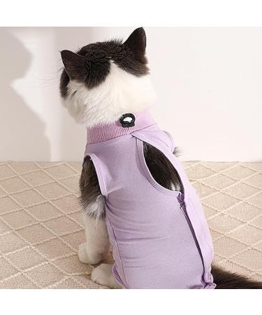 Tomtary Cat Surgical Recovery Suit Professional Cat Surgery Recovery Suit Anti Licking Cat Vest Body Suits Medical Care Cone Collar Alternatives Suit for Cats Weaning Wounds Skin Diseases(Purple M) - Buy Online on GoSupps.com