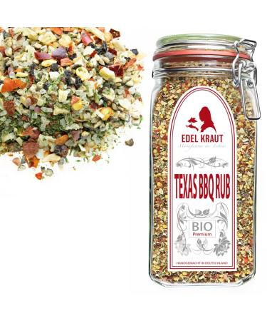 Bio Texas BBQ RUB 850g | Organic Spice Mixture | 100% Natural Premium Spices | Additive-Free & Controlled Biological Cultivation - Noble Herb - Buy Online on GoSupps.com