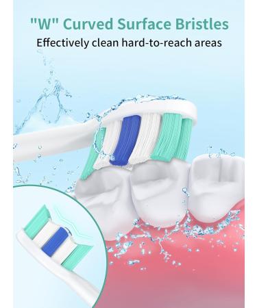 Replacement Brush Heads for Philips Sonicare Toothbrush - Pack of 8 E8-White | International Shipping Available - Buy Online on GoSupps.com
