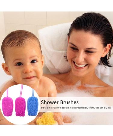 EXCEART Silicone Bath Body Brush - Exfoliating & Cleansing Scrubber for Women and Girls - Buy Online on GoSupps.com
