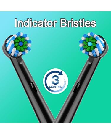 Buy WENS Sensitive Plug-In Brushes for Oral-B Electric Toothbrush | 8PC Set - Compatible with PRO1000/2000 Includes 2 Sensitive 2 Precision 2 Flow 2 Cross (Black) - Buy Online on GoSupps.com
