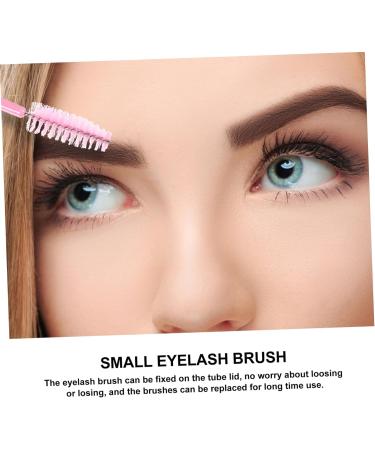 FOMIYES 30 Pcs Transparent Tube Mascara Brush False Lash Mascara Diamond Eyelash Tube Small Eyelash Brush - Buy Online on GoSupps.com