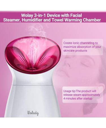  Wolady Wolady Nano Ion Spa Facial Spray 3 in 1 Function Removable 200 ml Spa Treatment Suitable for Sauna Humidifier Pore Cle - Buy Online on GoSupps.com