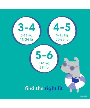 Pampers Splashers Size 4-5 11 Disposable Swim Nappies 9-15 Kg for Secure Protection in The Water - Buy Online on GoSupps.com