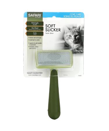 Safari Soft Slicker Brush for All Breeds of Cats 1 Slicker Brush