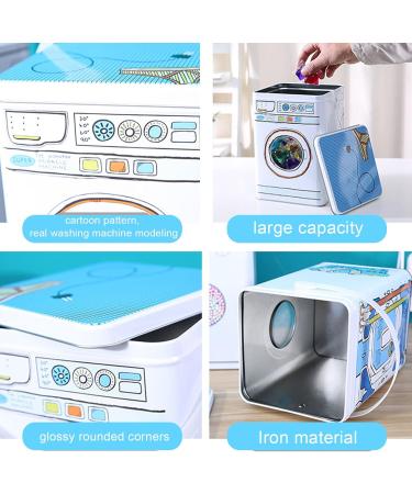 Powdered Laundry Detergent Container Large Capacity Glossy Rounded Corners Corrosion Resistant Powder Detergent Container Multifunctional with Lid for Storage - Buy Online on GoSupps.com